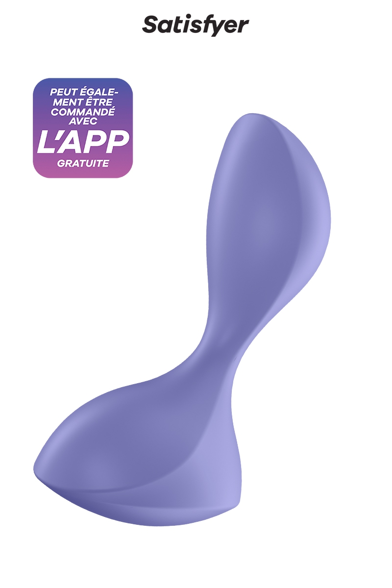 Plug anal vibrant connecté Sweet Seal lilas - Satisfyer