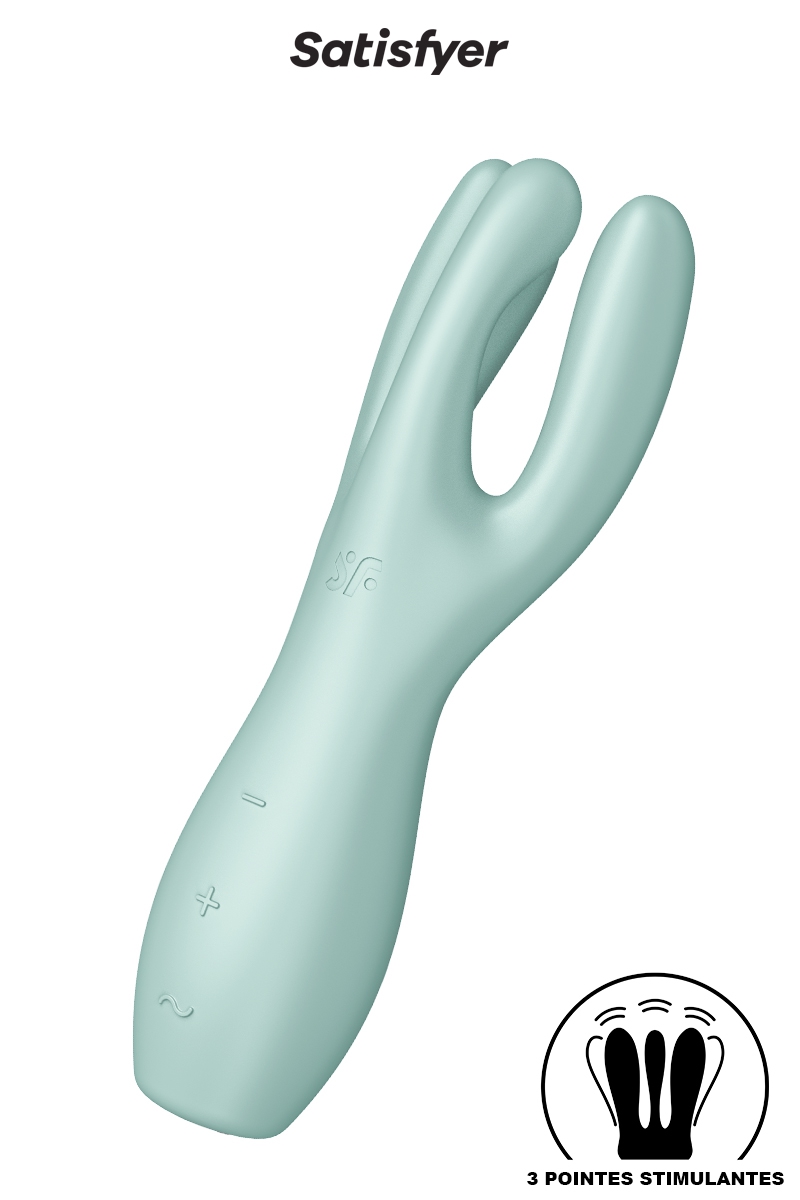 Stimulateur clitoridien Threesome 3 vert - Satisfyer