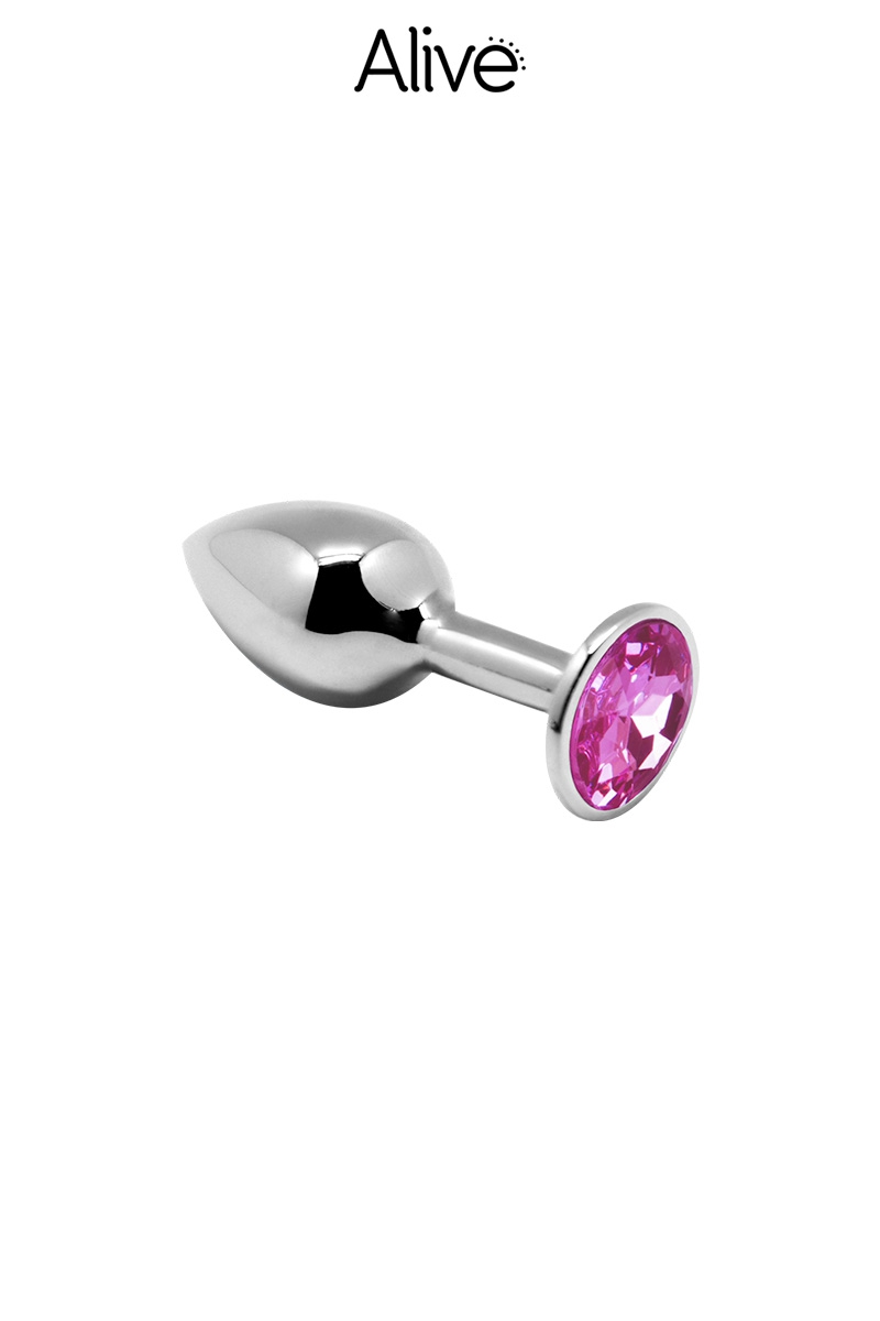 Plug-bijou-rose-métal-taille-S-plug-anal-unisexe-thermo-réactif-ooh-my-god