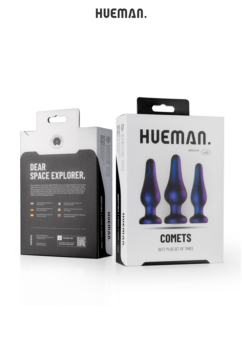 boite-emballage-Coffret-3-plugs-anaux-tailles-différentes-Comet-de-Hueman-ooh-my-god