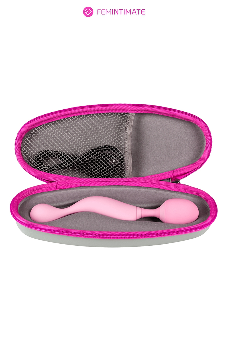 boite-de-rangement-rose-rigide-fournie-avec-le-Vibromasseur-Wand-Universal-Massager