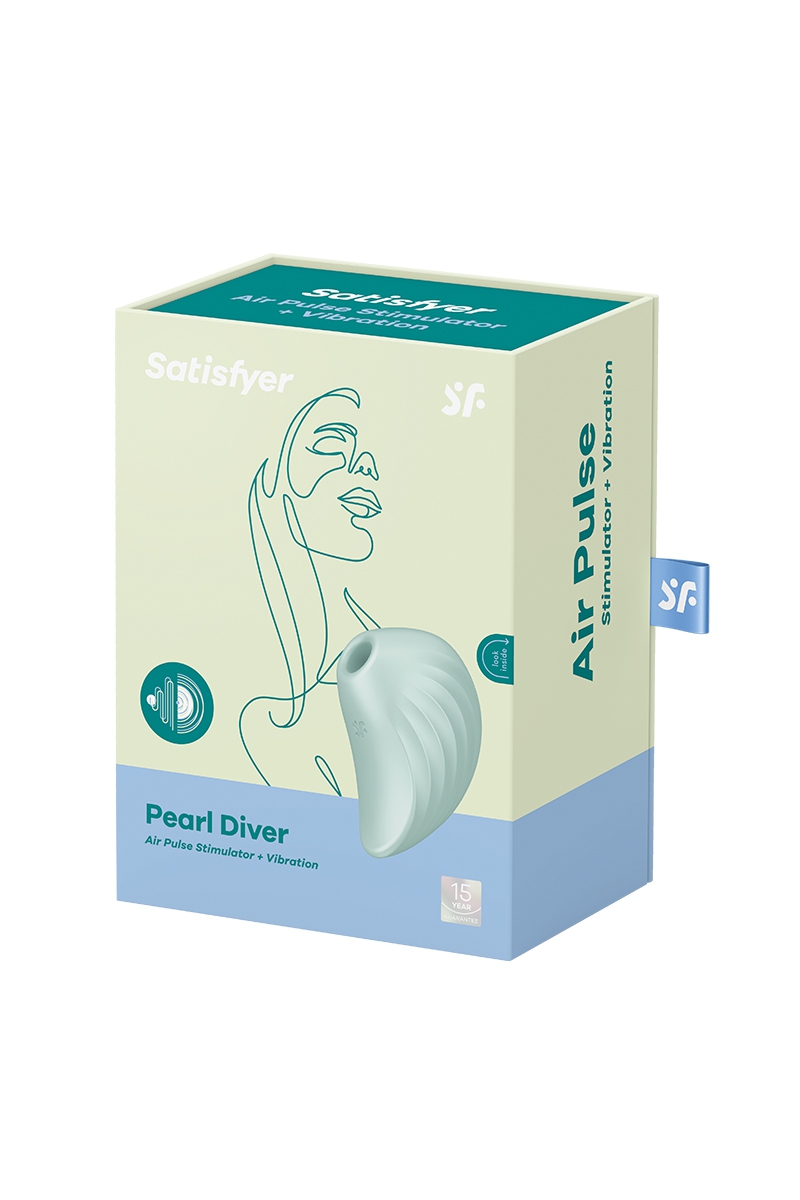 boite-emballage-Double-stimulateur-à-air-pulsé-et-vibrant-Pear-Diver-menthe-satisfyer