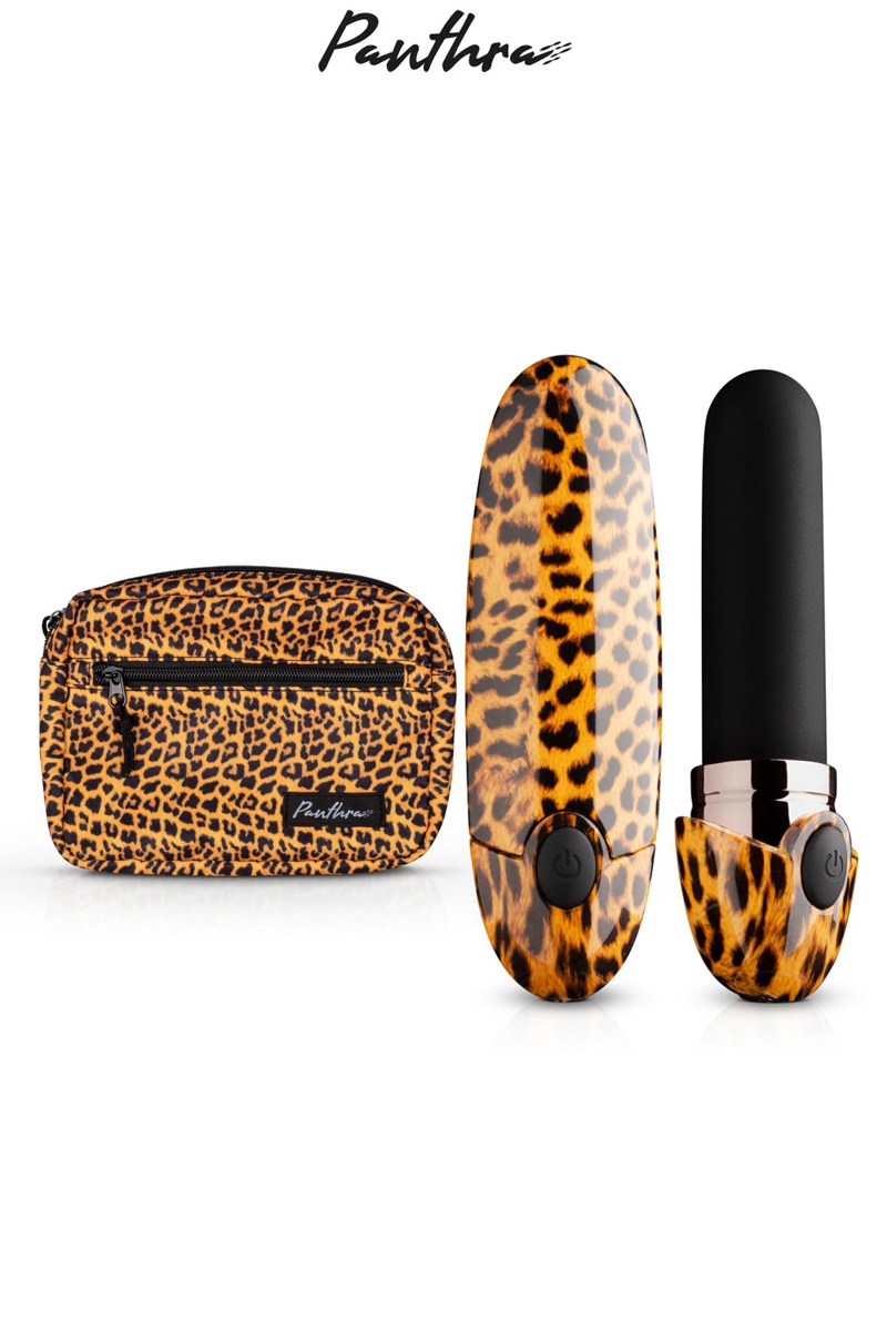 Mini stimulateur externe léopard rouge à lèvres Asha - Panthra