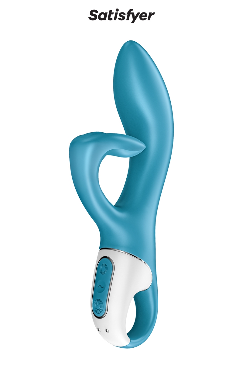 Vibromasseur Rabbit Embrace Me Bleu - Satisfyer