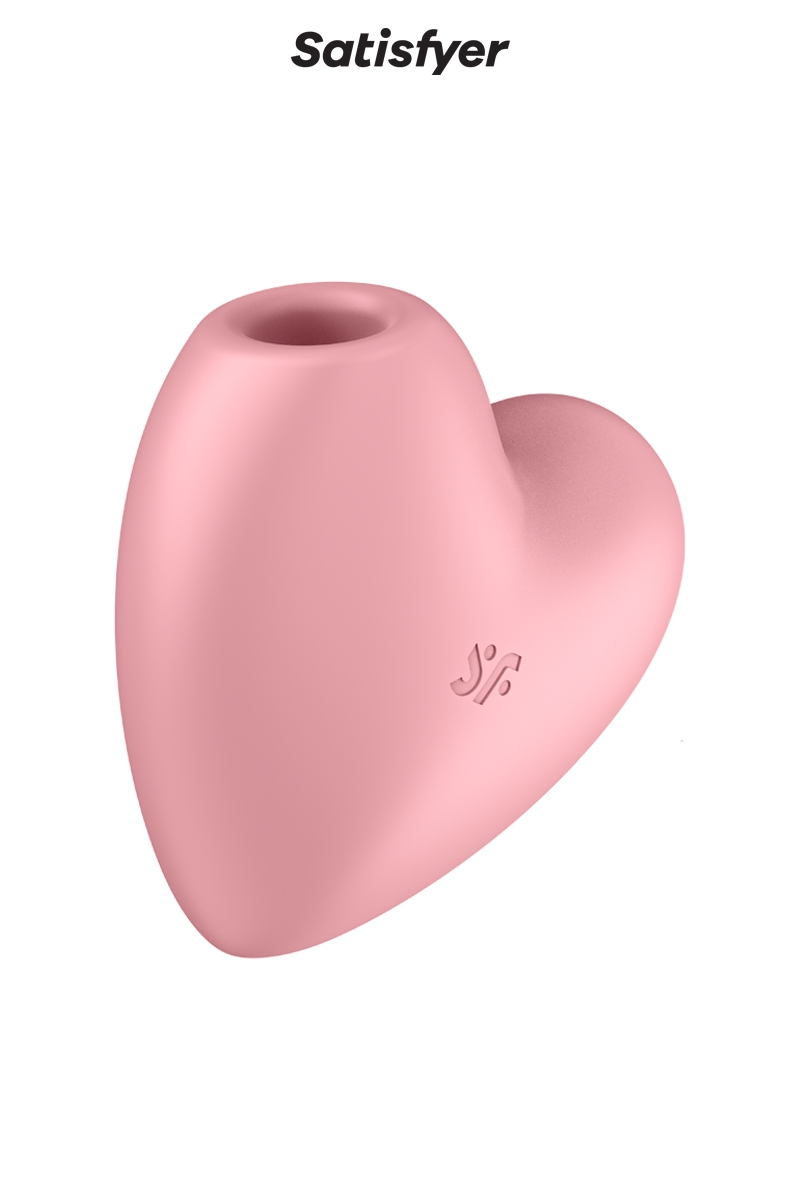 Double stimulateur clitoridien Cutie Heart rose - Satisfyer
