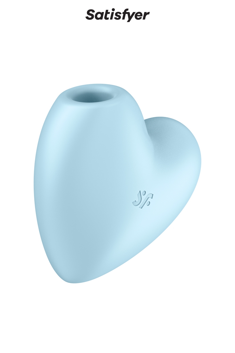 Double stimulateur clitoridien Cutie Heart bleu - Satisfyer
