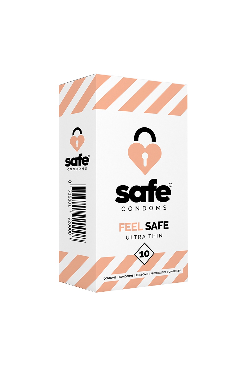 Boite de 10 préservatifs Feel Ultra Thin - Safe