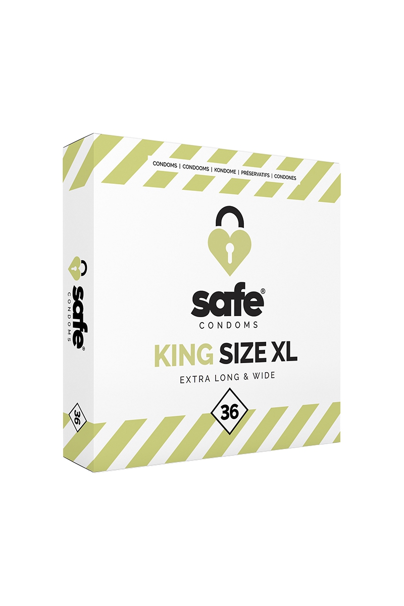 Boite de 36 préservatifs King Size XL - Safe