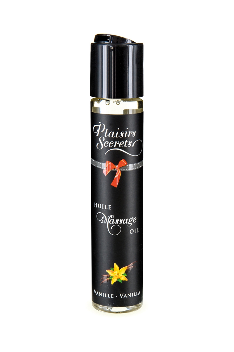 falcon de 59ml dhuile de massage soyeuse et douce, comestible saveur vanille de la marque plaisir secret