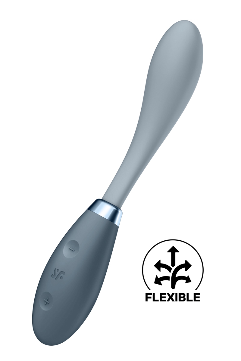 Vibromasseur-G-Spot-Flex-3-gris-tifle-flexible-stimulation-ciblée