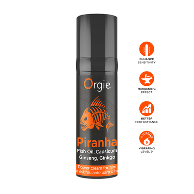Piranha Power Cream Orgie niveau vibrant 9 sur 10, Ooh My God