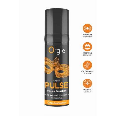 Liquid Pulse Orgie gel embrassable pour jeux de bouche et préliminaires, Ooh My God