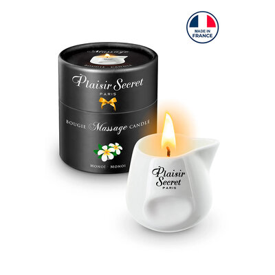 Bougie de massage Monoï en pot céramique Plaisir Secret dans la boutique Ooh My God