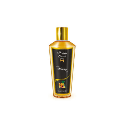 Flacon d’huile de massage fruits exotiques Plaisir Secret 30 ml
