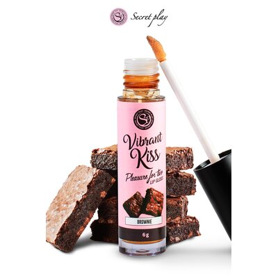 Gloss Vibrant Kiss Secret Play saveur brownie chocolat