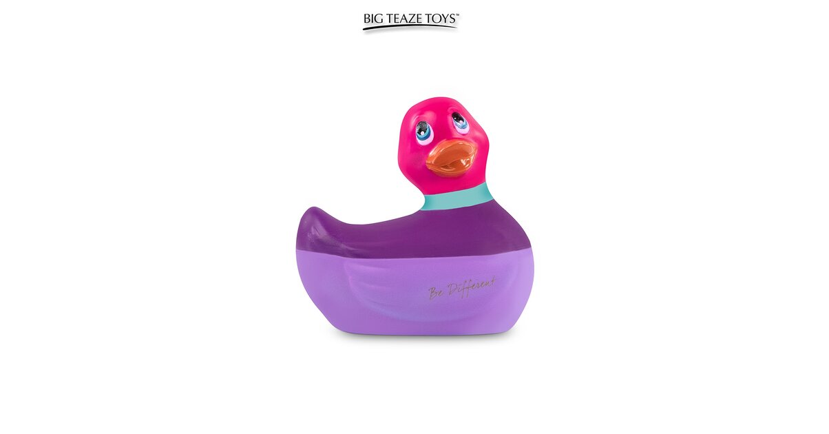 Jouet Vibrante "Je Frappe My Duck" De Big Teaze Toys - Canard Jaune, Stimulateur Classique