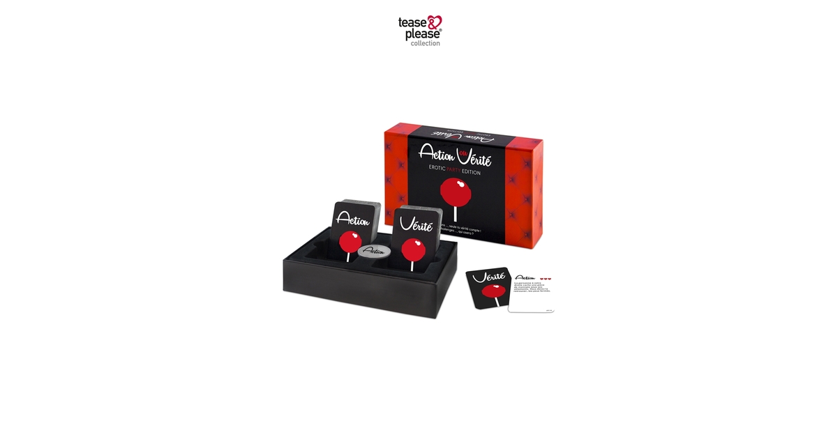 Action Ou Vérité - Edition Erotique - Jeu Coquin Pour Adultes - Neuf - Tease And Please