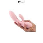 Vibromasseur-Rabbit-rose-Lea-double-stimulation-matiere-silicone