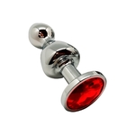 Plug-bijou-métal-Lollypop-rouge-L