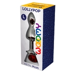 boite-emballage-Plug-bijou-métal-Lollypop-rouge-L