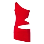 Robe-rouge-ouverte-V-9249-robe-micro-fibre-uni-bretelle