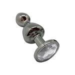 Plug bijou Lollypop transparent L Wooomy