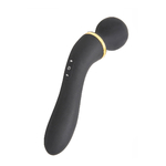 vue de dos du double wand pour femme, en silicone doux