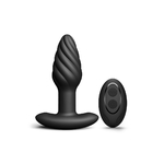 plug anal en forme de spirale noire