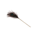 Plumeau à caresses Peacock Tickler - Taboom, Plumeau à caresses - Pour hommes et femmes - Stimulation des sens - Longueur : 27 cm - Matière : métal sans nickel, plumes - Marque : Taboom / collection Dona, plume paon, ooh my god