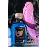 Flacon huile de massage barbe à papa comestible avec plume de massage Orgie
