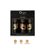 Coffret 3 huiles de massage Sensuel Tantric Collection, huile scintillante orgie ooh my god huile de massage tantric coffret 3x30ml