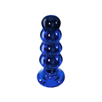 the-radiant-plug-vibrant-design, Ooh my god, plug vibrant bleu, en verre, photo debout