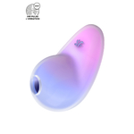 stimulateur sans cintact air pulse et vibrant stimulateur pixie dust rose et violet satisfyer
