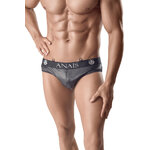 slip bi matière homme en wetlook et en mesh