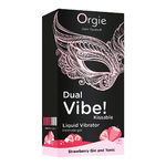 Flacon de gel stimulant Orgie goût fraise gin tonic, dans la boutique Ooh My God photo de la boite