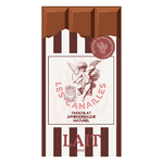 Chocolat au lait stimulant au maca, gingembre et ginseng rouge, dans la boutique Ooh My God  Chocolat gourmand aphrodisiaque au lait, artisanal français