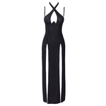 Robe sexy décolleté plongeant Cotelli Party dans la boutique Ooh My God vue de face