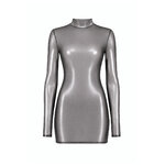 Ooh My God - Mini robe manches longues Moondust F431 Noir Handmade, photo 4