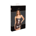 Ooh My God - Mini robe Moondust F428 Noir Handmade, photo 3