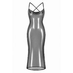Ooh My God - Robe longue Moondust F427 Noir Handmade, photo 4
