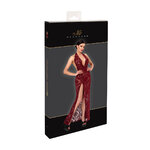 Ooh My God - Robe longue Masquerade F424 Noir Handmade, photo 3