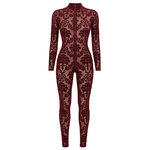 Ooh My God - Combinaison 3 zips Masquerade F421 Noir Handmade, photo 4