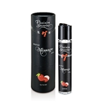 Huile de massage gourmande saveur litchi, comestible, 59ml de la marque plaisir secret - oohmygod