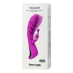 Vibromasseur Trigger Adrien Lastic rose, stimule le clitoris le vagin et le point G vendu chez oohmygod