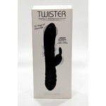 Vibromasseur en silicone doux Rabbit Twister de chez Adrien Lactic, stimulation clitoridienne et vaginale - oohmygod