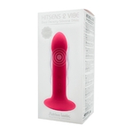 gode ventouse vibrant rose de chez Adrien Lastic, pour le plaisir vaginal ou anal vendu chez oohmygod