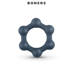 Anneau-pénien-hexagonal-avec-billes-acier-boners-silicone-flexible