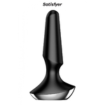 plug noir Ilicious 2 de la marque Satisfyer, contrôlable via le sextoy ou via lapplication gratuite à télécharger sur mobile - oohmygod