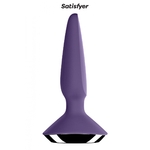 Plug vibrant connecté violet Ilicious de la marque Satisfyer, 12 programmes de vibrations sur le sextoy et variétés infinies de vibrations via lapplication gratuite - oohmygod