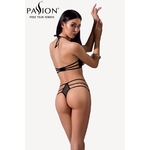 Vue arrière de lensemble seins nus Rita de Passion Lingerie, ensemble structuré par des lanières - oohmygod